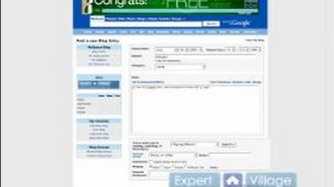 How to Make your own Myspace Page : How to Post Blogs on your Myspace Profile