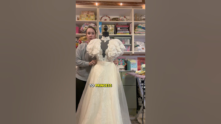 I found the coolest wedding dress! What would you do with this one!?