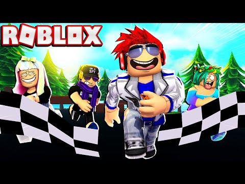 Roblox Obby Rush Racing Against My Family Youtube - obby rush roblox