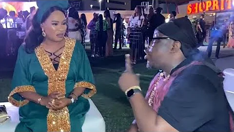 SEE THE ROLE FAITHIA BALOGUN PLAYS AT ODUNLADE ADEKOLA'S MOVIE PREMIERE IN LEKKI