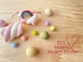 Tutorial/DIY Macrame Rainbow Bracelet/Mακραμέ Ουράνιο Τόξο