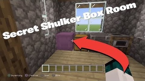 Secret Shulker Box Room In Minecraft no redstone