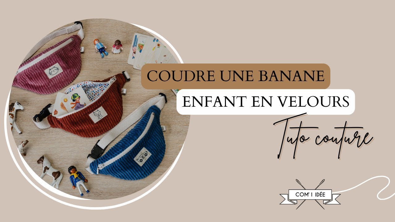 Kit de couture - Charly - Sac banane enfant
