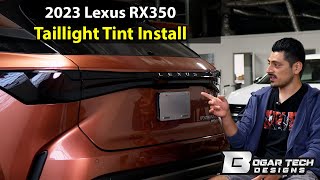 Lexus RX 350 2023-2025 Taillight Tint Installation