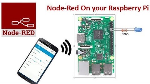 Control an LED from your phone the easy way with Node red on your Raspberry Pi