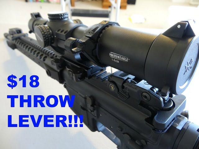 Vortex Strike Eagle throw lever - YouTube