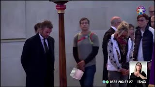 David Beckham, Kraliçe Elizabethe Veda Etmek Için 13 Saat Bekledi Duygusal Anlar...