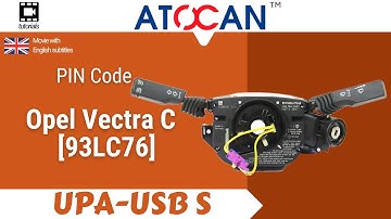 CIM Opel Vectra C [93LC76] - Reading PIN Code by SN by UPA USB-S