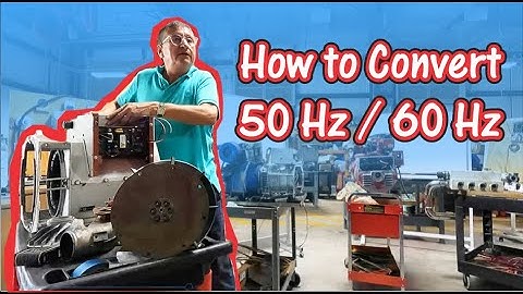 How to Convert a European Generator (Analog) into American 50 Hz / 60 Hz