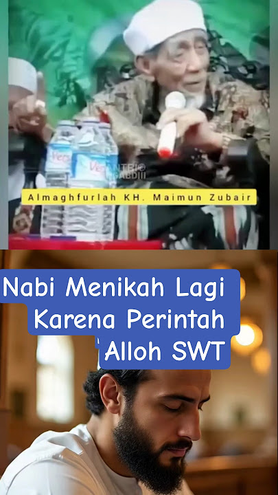 Nabi Menikah lagi karena perintah Alloh SWT#tausiyahsingkat#alm.maimunzubair