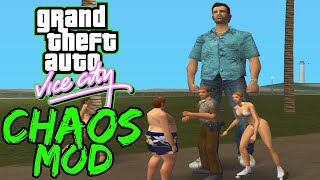 GTA Vice City Chaos Mod Speedrun - A new chaotic effect every 30 seconds!
