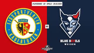 DEL2 Playdowns | Runde2 | Spiel2 | ESV Kaufbeuren vs. Blue Devils Weiden