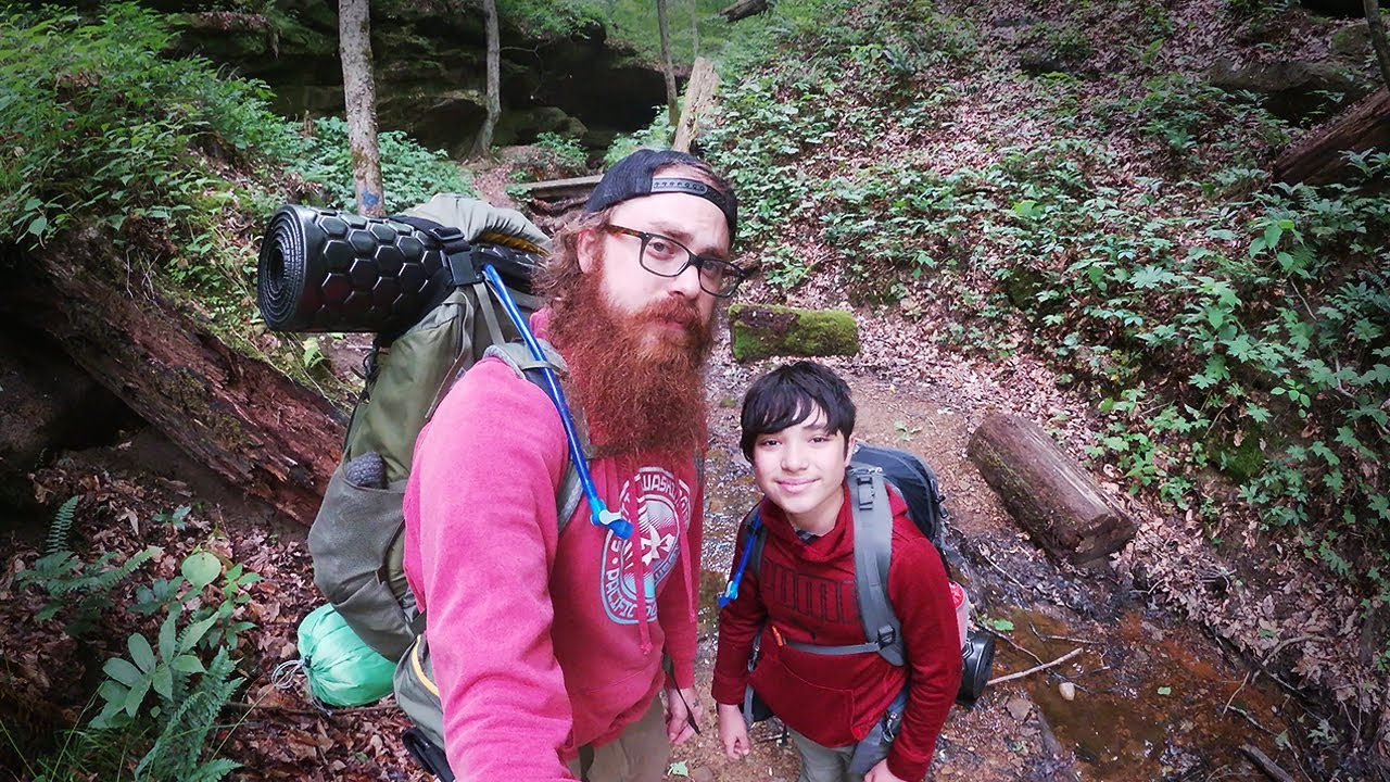  Part 1 WE BACKPACKED 20 MILES! Zaleski State Forest Ohio Trails Backpacking Trip VLOG