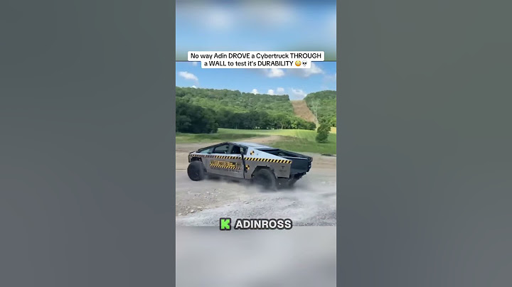 No way Adin DROVE a Cybertruck THROUGHa WALL to test it’s DURABILITY 😳💀 #funny #adinross #streamer
