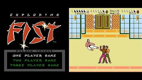 Exploding Fist (Homebrew) NES - Walkthrough