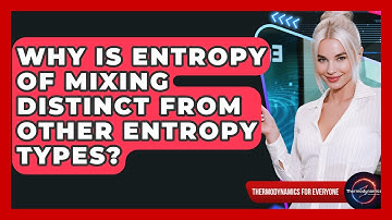 Why Is Entropy Of Mixing Distinct From Other Entropy Types? - Thermodynamics For Everyone