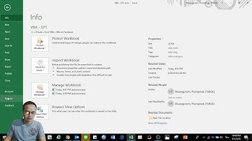 VBA EP2   การเตรียม Excel