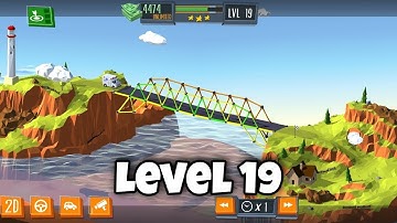 BUILD A BRIDGE LEVEL 19 (3 STAR)