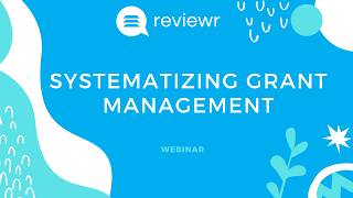 Systematize Grant Management