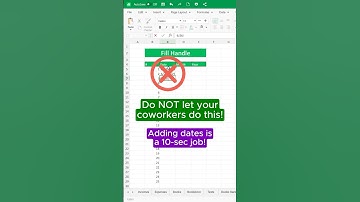 Sheets Hack | 📆 Drag to autofill dates with the Fill Handle! Magic in seconds #excel #sheets #tips