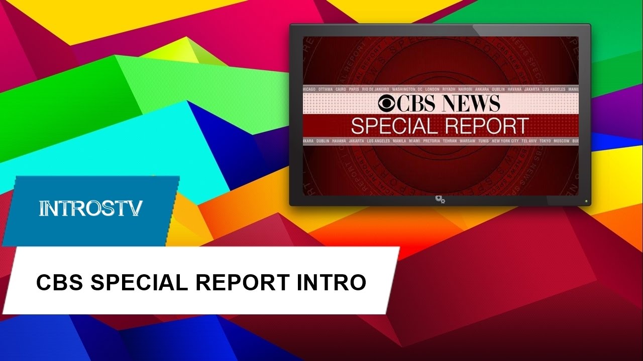 CBS News Special Report - Intro and Theme (2016) | INTROS TV - YouTube