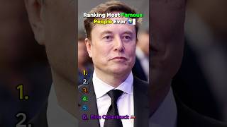 Ranking Most Famous People Ever😱#shorts