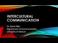 Intercultural communication