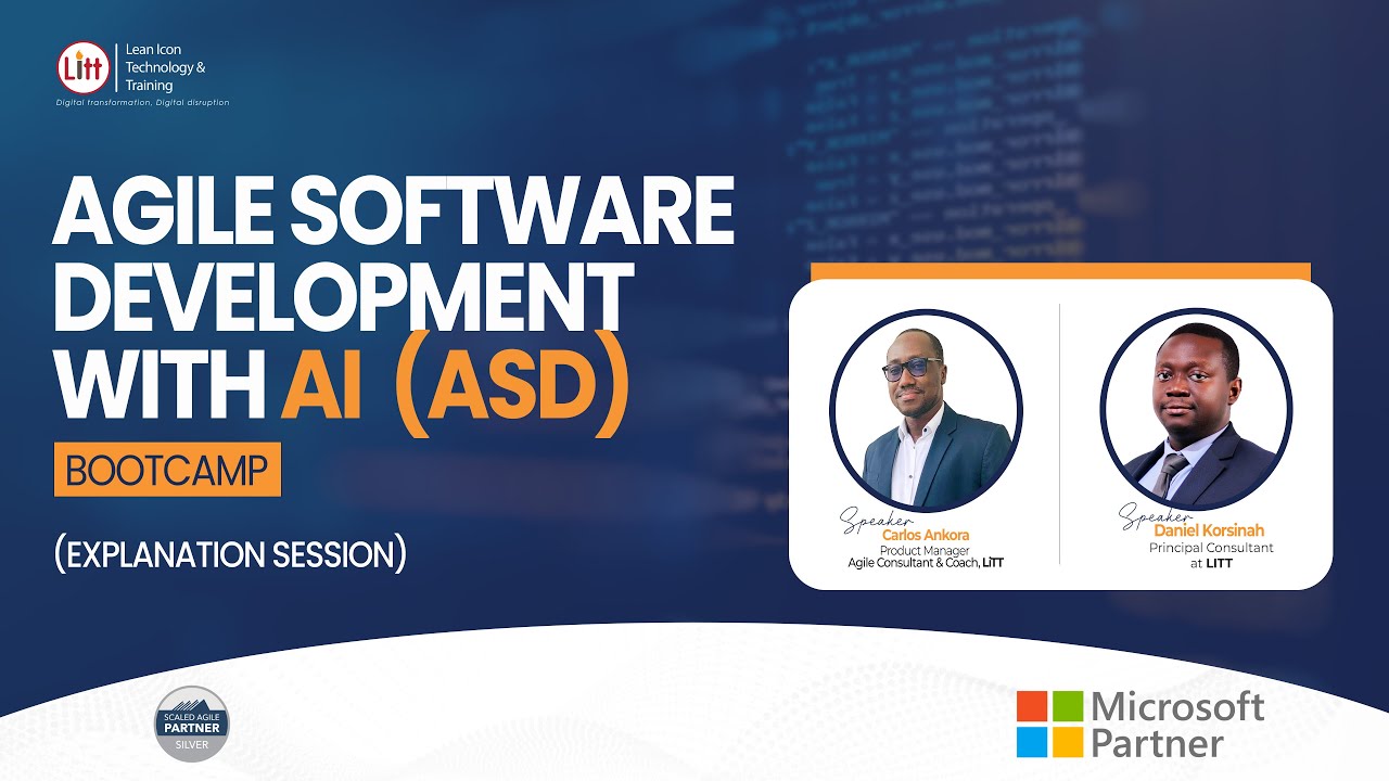 AGILE SOFTWARE DEVELOPMENT WITH AI - (ASD WITH AI) BOOTCAMP - YouTube
