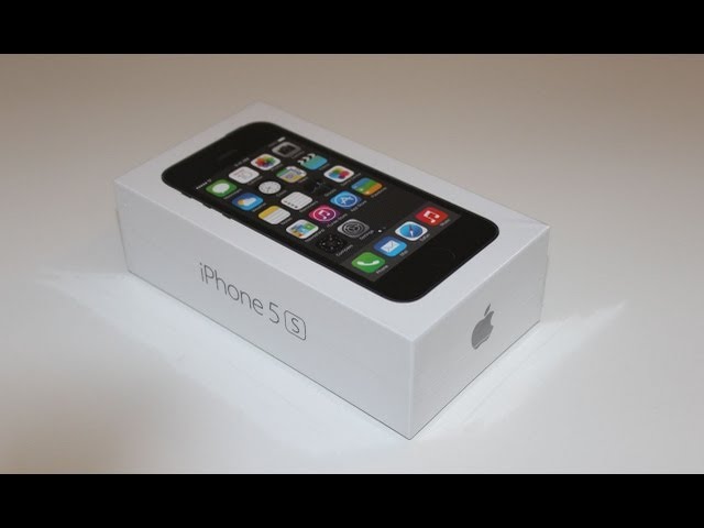 Apple iPhone 5s Space Gray Unboxing - YouTube