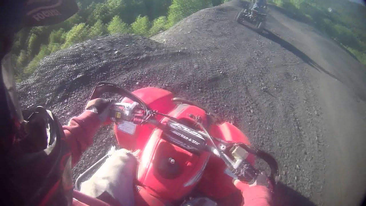 Riding around Trevorton PA Honda 400ex YouTube