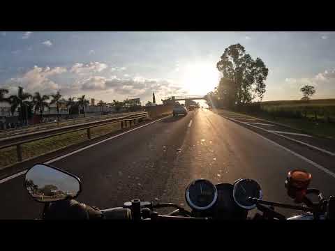 KAWASAKI Z900RS ATALLA EXHAUST WORK ROUTINE VIA ANHANGUERA HIGHWAY