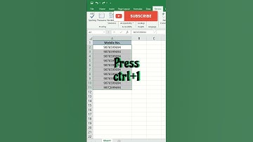 excel hack 12|| how to add +91 short hack   #excelshortcuts #exceltech #exceltips