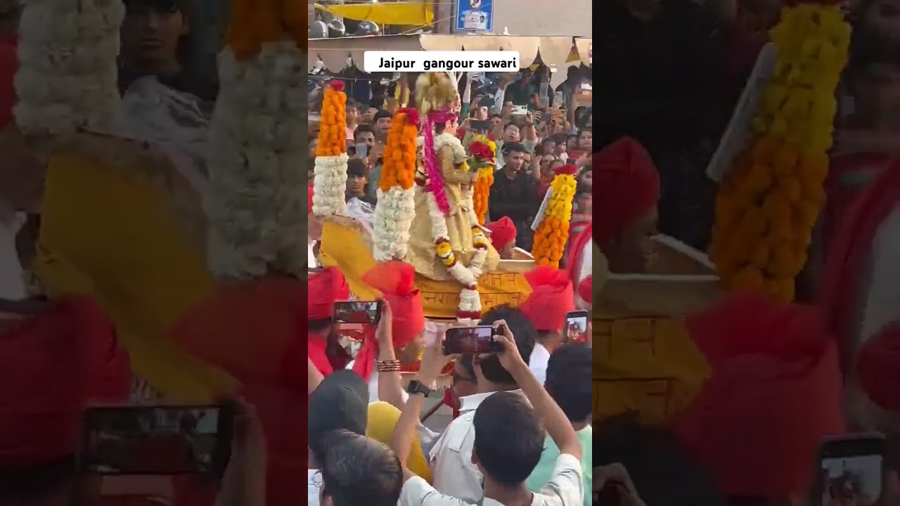  Jaipur Teej Gangour Shiv Parvati Sawari Famous Rajasthan