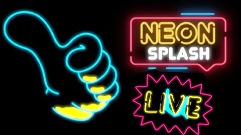 Neon Splash - iOS/Android Gameplay Video