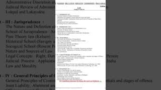 Uttar Pradesh Assistant professor re exam GS & LAW Syllabus 🙏 #trending #viral #ytshorts #upessc