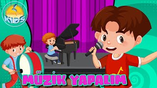 Müzik Yapalım 🎼 | Çocuk Şarkıları | Bebek Şarkıları | Honeybee Kids Resimi