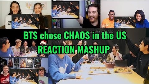 BTS chose CHAOS in the US ||REACTION MASHUP