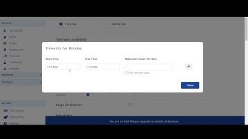 Merchant timewise availability| Jungleworks