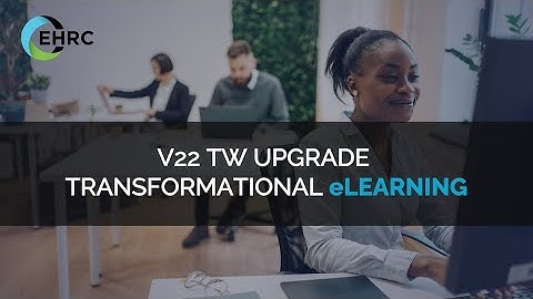 EHR Concepts Transformational eLearning for TouchWorks v22
