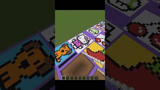 SatisfingSand Art In Minecraft ! Key #shorts #gaming #minecraft