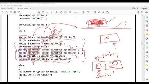 18CSMP68: Mobile Application Development Lab: Prog 2 - Simple Calculator (Part 3)