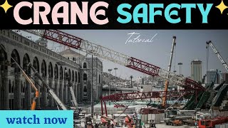 Details crane safety | major causes of crane accidents | Crane hazards and Controls #safetyfirstlife #crane Guide
