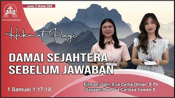 HIKMAT PAGI | Jumat, 17 Oktober 2025 | Sdri. Eva Cellia Otniel, S.Th
