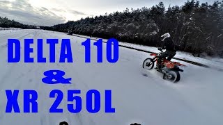 XR 250 &amp; DELTA 110 Snow Enduro