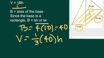 rectangular pyramid volume
