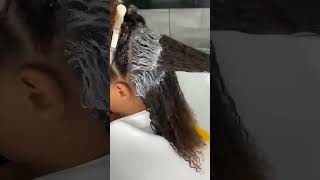 Relaxamento Em Cabelo Tipo 3C . Definição E Diminuição Do Fator Encolhimento.