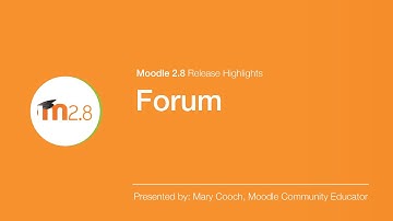 Moodle 2.8 Release Highlight: Forums