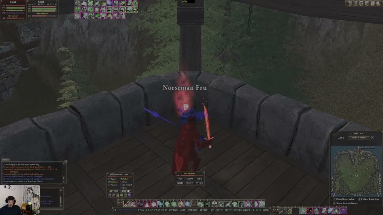 DAoC Live      Fighting a Zerker and a Dopple, while killing a norse