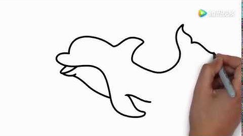 Bé tập vẽ| vẽ cá heo