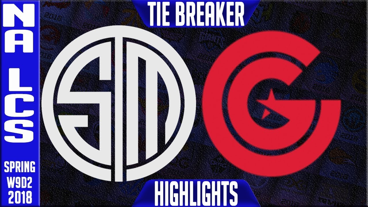 TSM vs CG TIE BREAKER Highlights | NA LCS Week 9 Spring 2018 W9D2 | Team Solomid vs Clutch Gaming